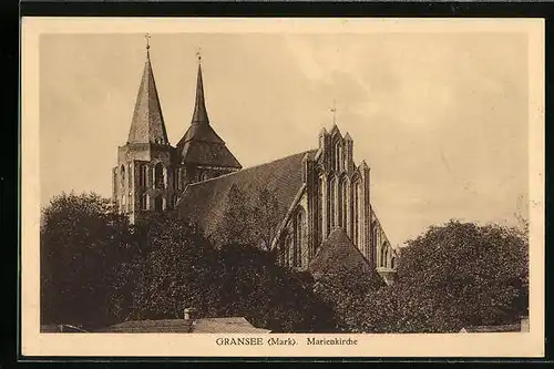 AK Gransee /Mark, Die Marienkirche