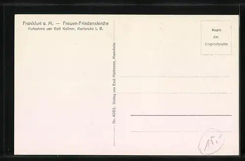 AK Frankfurt-Bockenheim, Die Frauen-Friedenskirche