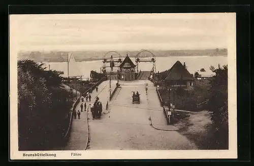 AK Brunsbüttelkoog, Fähre