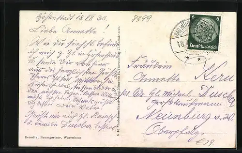 Künstler-AK Bad Höhenstadt, Kur-Heilanstalt, Schwefel und Schwefel-Moorbäder