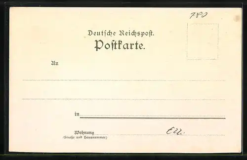 Lithographie Freiburg i. B., Münster im Stadtbild, Waldsee mit Gasthaus