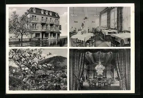 AK Baden-Baden, Hotel-Restaurant zum Bock, Langestrasse 45