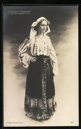 AK Prinzessin Elisabeth von Rumänien