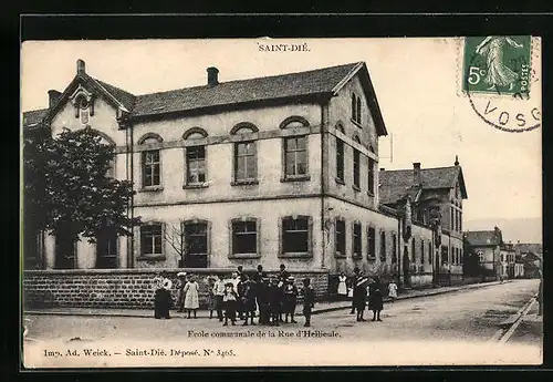 AK Saint-Dié, Ecole communale de la Rue d'Hellieule