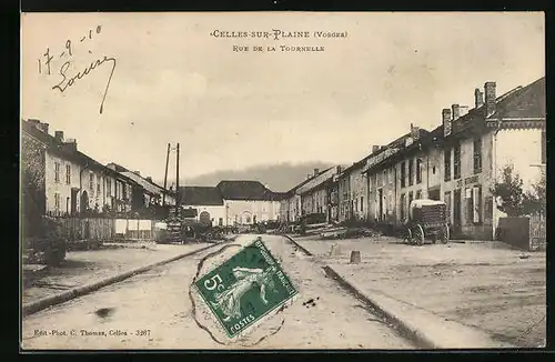 AK Celles-sur-Plaine, Rue de la Tournelle