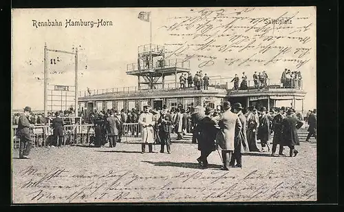 AK Hamburg-Horn, Rennbahn, Sattelplatz