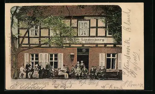 AK Lindenberg / Luckenwalde, Gasthaus zum Lindenberg