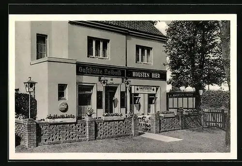 AK Hamburg-Wandsbek, Gasthaus Heinrich Leibold, Gustav-Adolf-Strasse 76