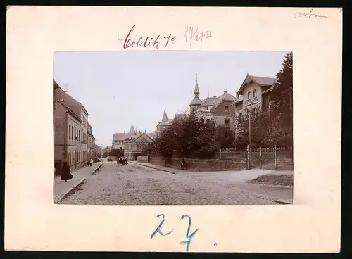 Fotografie Brück & Sohn Meissen, Ansicht Colditz, Villa Carola in der Dresdnerstrasse