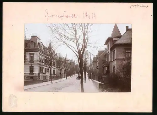 Fotografie Brück & Sohn Meissen, Ansicht Geringswalde, Villen in der Bahnhofstrasse