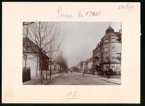 Fotografie Brück & Sohn Meissen, Ansicht Pirna, Reichsbank in der Kaiser-Wilhelm-Strasse