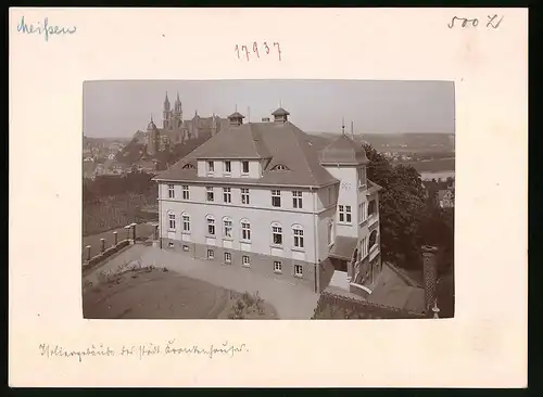 Fotografie Brück & Sohn Meissen, Ansicht Meissen i. Sa., Stadtkrankenhaus - Isoliergebäude