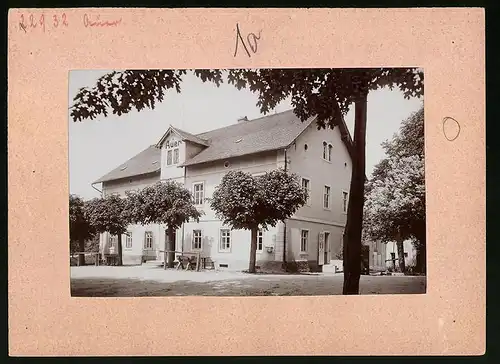 Fotografie Brück & Sohn Meissen, Ansicht Moritzburg, Gasthof Auer