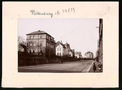 Fotografie Brück & Sohn Meissen, Ansicht Waldenburg, Villen in der Bismarckstrasse
