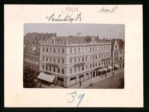 Fotografie Brück & Sohn Meissen, Ansicht Naumburg / Saale, Jakobstrasse mit Cafe Central