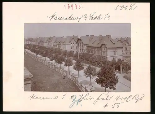 Fotografie Brück & Sohn Meissen, Ansicht Naumburg / Saale, Kaserne 2. Thüringisches Feldartillerie-Regiment Nr. 55