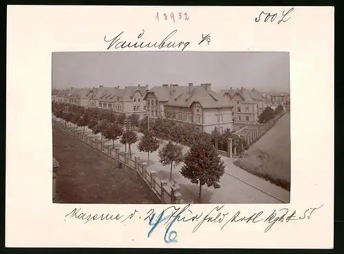 Fotografie Brück & Sohn Meissen, Ansicht Naumburg / Saale, Kaserne 2. Thüringisches Feldartillerie-Regiment Nr. 55