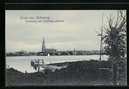 AK Schleswig, Die Stadt von Haddeby betrachtet
