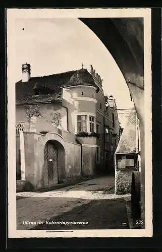 AK Dürnstein /Wachau, An der Kuhenringertaverne