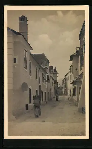 AK Dürnstein /Wachau, Strasse im Ort