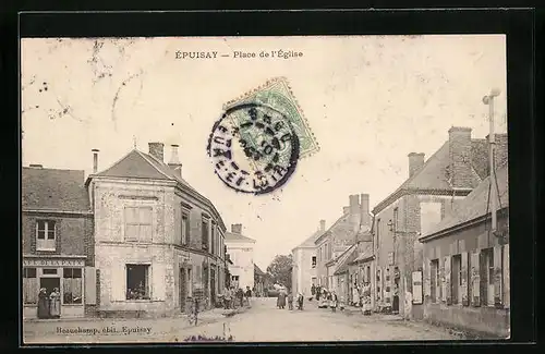 AK Épuisay, Place de l`Eglise