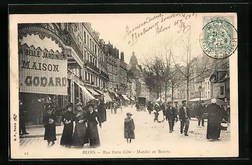 AK Blois, Rue Porte Coté, Marché au Beurre