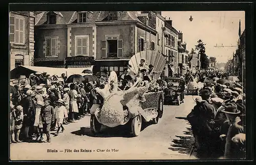 AK Blois, Fete des Reines, Char de Mer