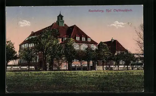 AK Rendsburg, Königliche Tiefbauschule