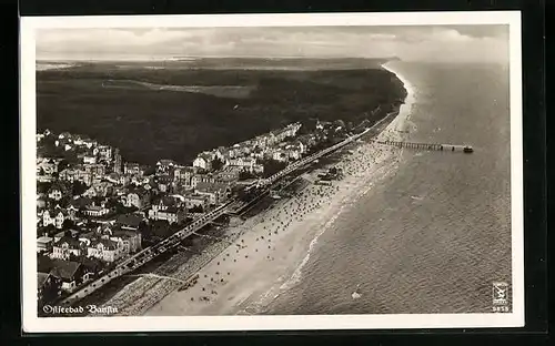 AK Bansin, Fliegeraufnahme vom Ort