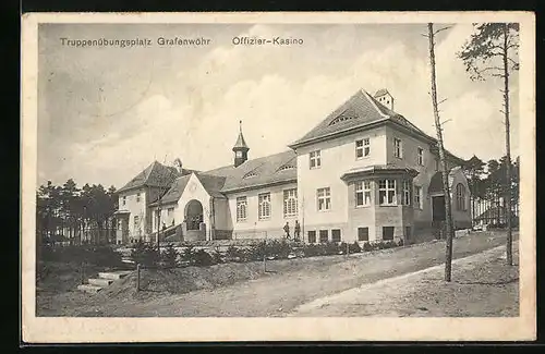 AK Grafenwöhr, Truppenübungsplatz mit Offizier-Kasino