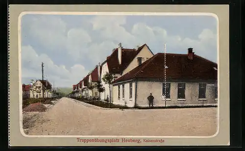 AK Sigmaringen, Truppenübungsplatz Heuberg, Kaiserstrasse