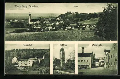 AK Wartenberg /Oberbay., Kuranstalt, Roklfing, Totalansicht
