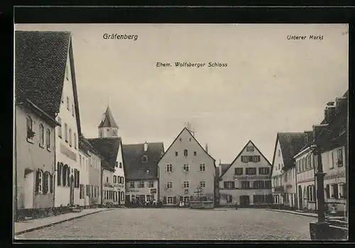 AK Gräfenberg, Unterer Markt, Ehem. Wolfsberger Schloss