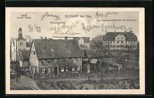 AK Altdorf /Nürnberg, Kgl. landwirtschaftliche Winterschule