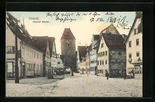 AK Altdorf, Der obere Markt