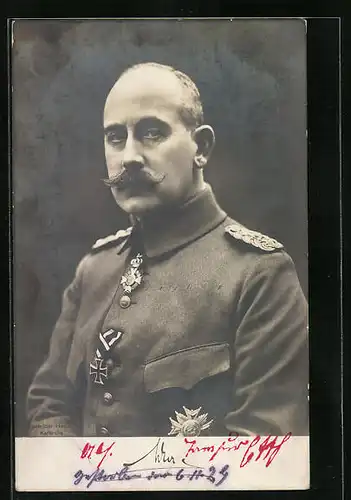 AK Prinz Max von Baden in Uniform