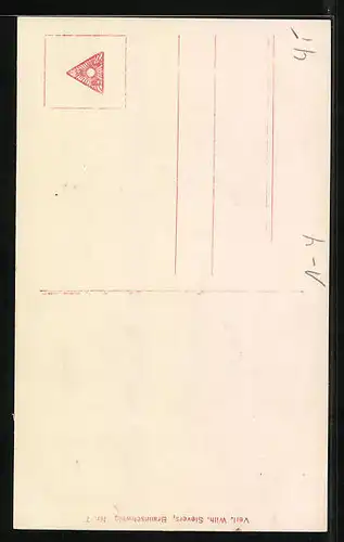 AK Prinzessin Friederike Luise von Braunschweig mit Prinz Christian von Braunschweig