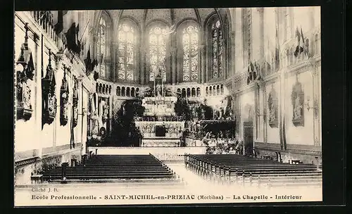 AK Saint-Michel-en-Priziac, Ecole Professionnelle, La Chapelle, Intérieur