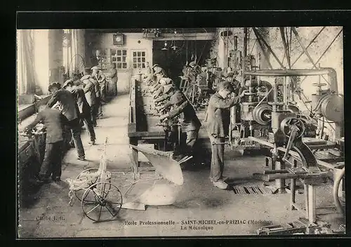 AK Saint-Michel-en-Priziac, Ecole Professionnelle, La Mécanique