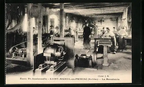 AK Saint-Michel-en-Priziac, Ecole Professionnelle, La Menuiserie