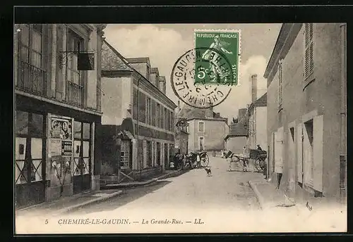 AK Chemiré-le-Gaudin, La Grande Rue