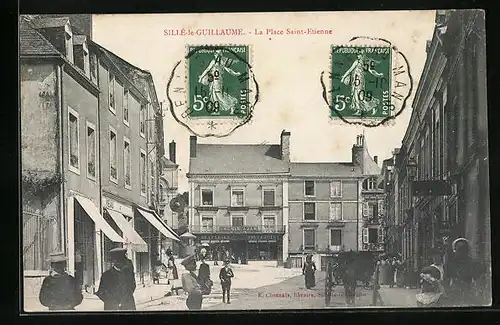 AK Sillé-le-Guillaume, La Place Saint-Etienne