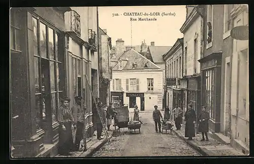 AK Châteu-du-Loir, Rue Marchande