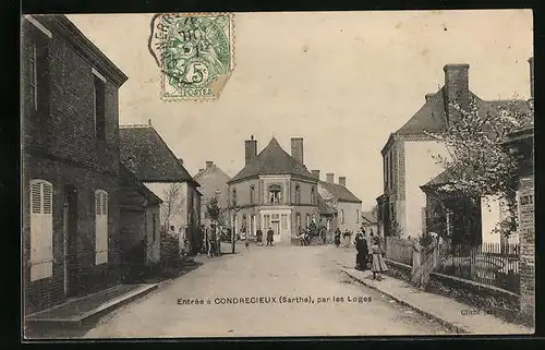 AK Condrecieux, Entrée par les Loges