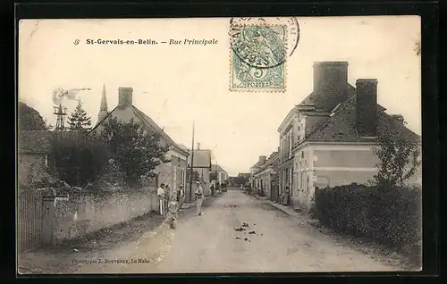 AK St-Gervais-en-Belin, Rue Principale