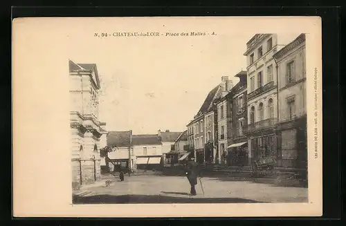 AK Château-du-Loir, Place des Halles