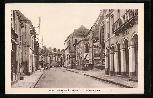 AK Mansigné, Rue Principale