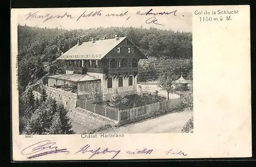 AK Col de la Schlucht, Chalet Hartmann
