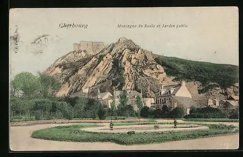 AK Cherbourg, Montagne du Roule et Jardin public