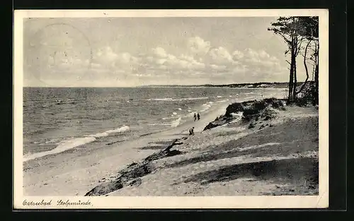 AK Stolpmünde, Partie am Strand